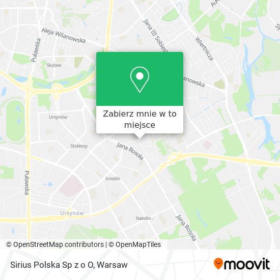 Mapa Sirius Polska Sp z o O