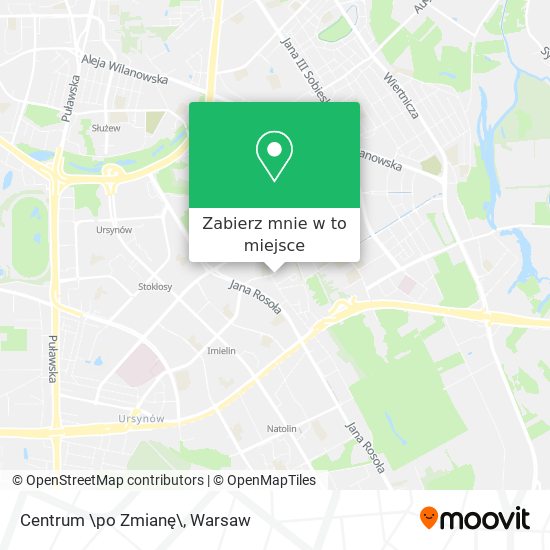 Mapa Centrum \po Zmianę\