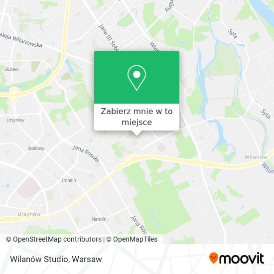 Mapa Wilanów Studio