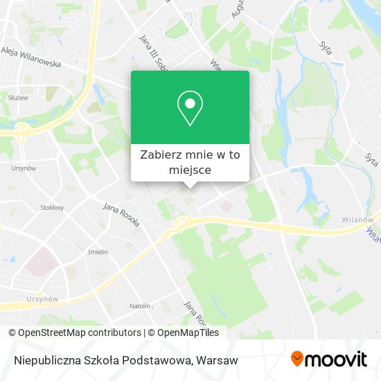 Mapa Niepubliczna Szkoła Podstawowa