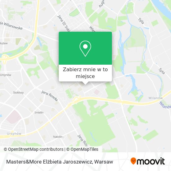 Mapa Masters&More Elżbieta Jaroszewicz