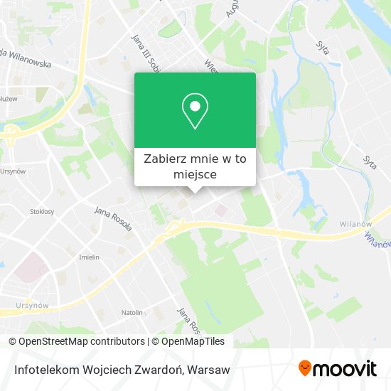 Mapa Infotelekom Wojciech Zwardoń