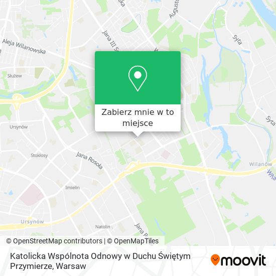 Mapa Katolicka Wspólnota Odnowy w Duchu Świętym Przymierze