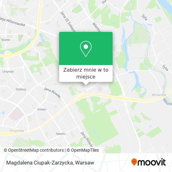 Mapa Magdalena Ciupak-Zarzycka