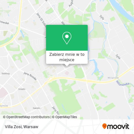 Mapa Villa Zosi