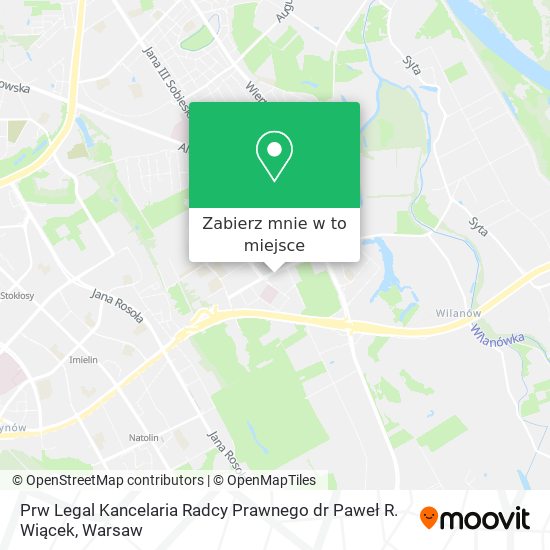 Mapa Prw Legal Kancelaria Radcy Prawnego dr Paweł R. Wiącek