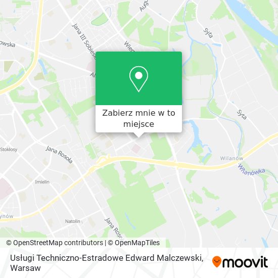 Mapa Usługi Techniczno-Estradowe Edward Malczewski