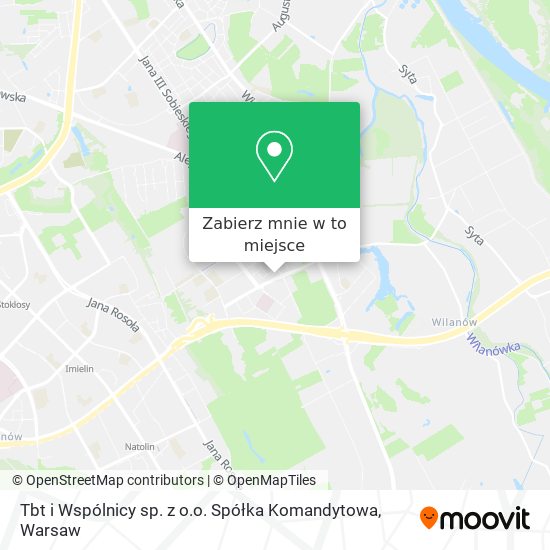 Mapa Tbt i Wspólnicy sp. z o.o. Spółka Komandytowa