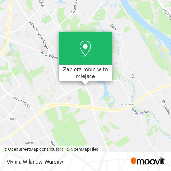 Mapa Myjnia Wilanów