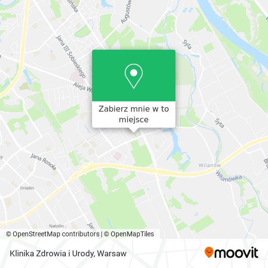 Mapa Klinika Zdrowia i Urody