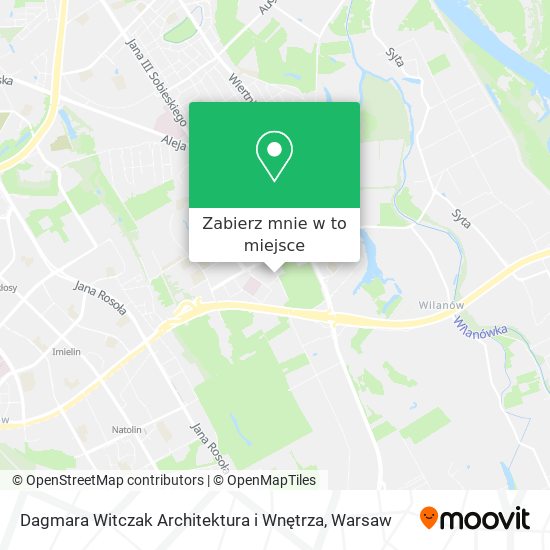 Mapa Dagmara Witczak Architektura i Wnętrza