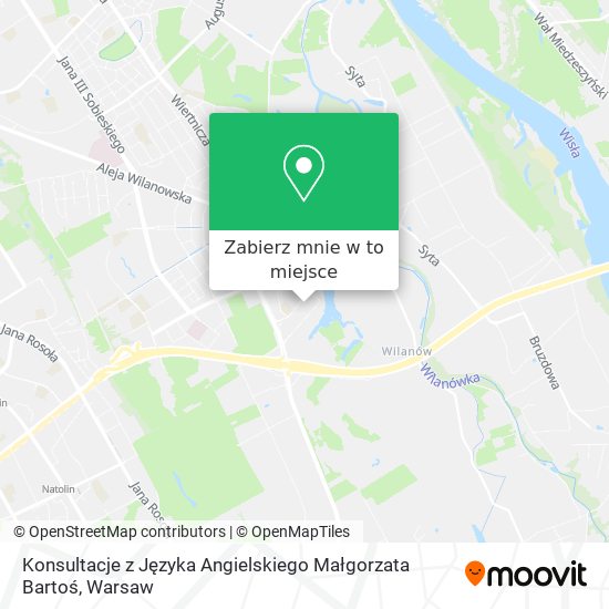 Mapa Konsultacje z Języka Angielskiego Małgorzata Bartoś