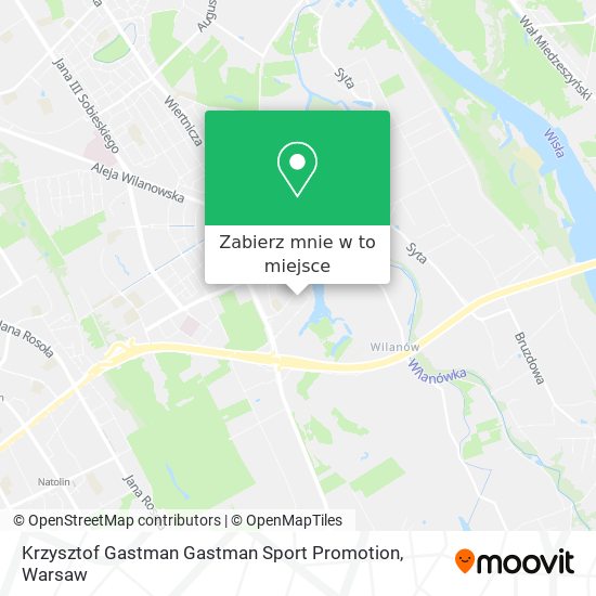 Mapa Krzysztof Gastman Gastman Sport Promotion