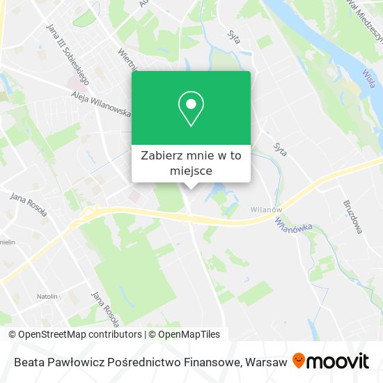 Mapa Beata Pawłowicz Pośrednictwo Finansowe