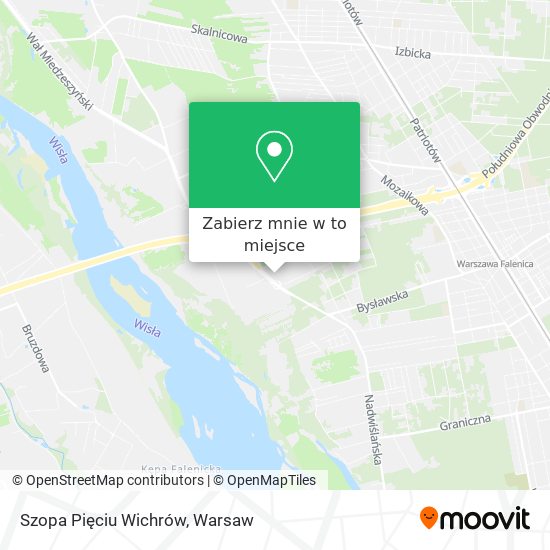 Mapa Szopa Pięciu Wichrów