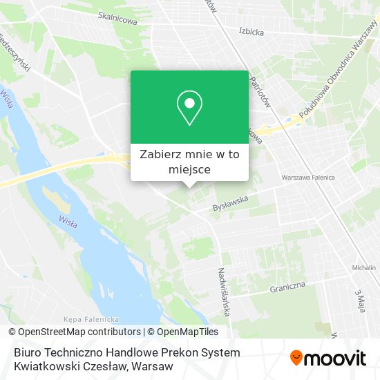 Mapa Biuro Techniczno Handlowe Prekon System Kwiatkowski Czesław