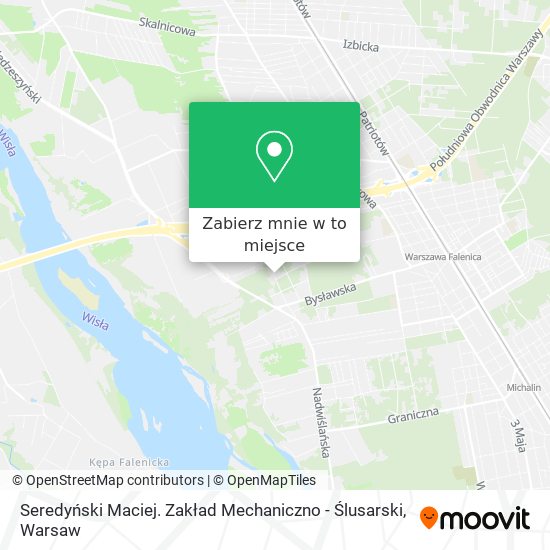 Mapa Seredyński Maciej. Zakład Mechaniczno - Ślusarski