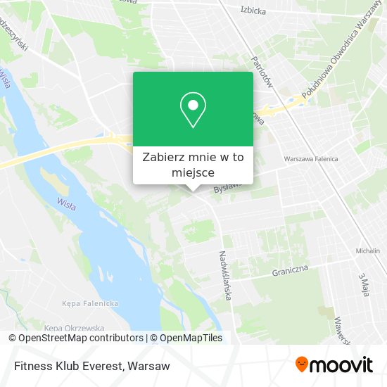 Mapa Fitness Klub Everest