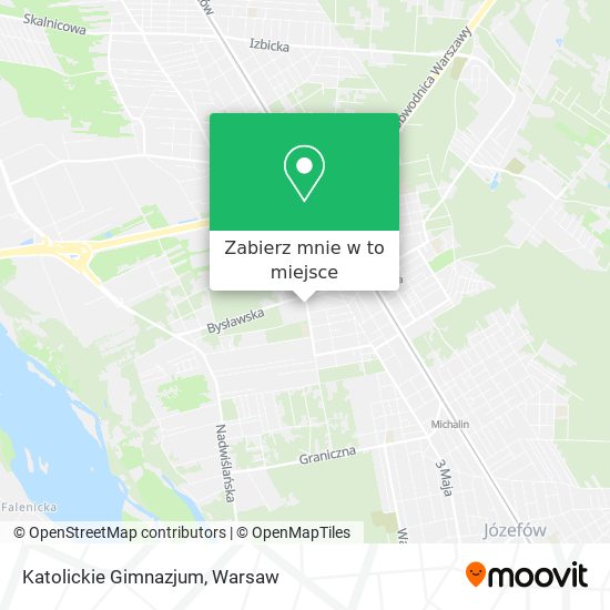 Mapa Katolickie Gimnazjum