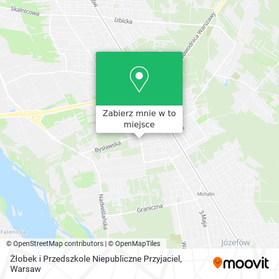 Mapa Żłobek i Przedszkole Niepubliczne Przyjaciel