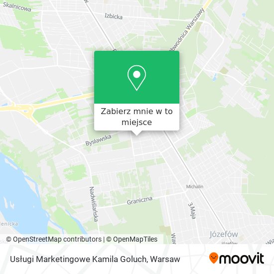 Mapa Usługi Marketingowe Kamila Goluch