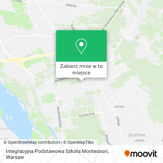 Mapa Integracyjna Podstawowa Szkoła Montessori