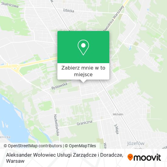 Mapa Aleksander Wołowiec Usługi Zarządcze i Doradcze