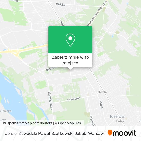 Mapa Jp s.c. Zawadzki Paweł Szatkowski Jakub