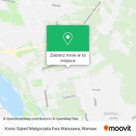 Mapa Konic Szperl Małgorzata Ewa Warszawa