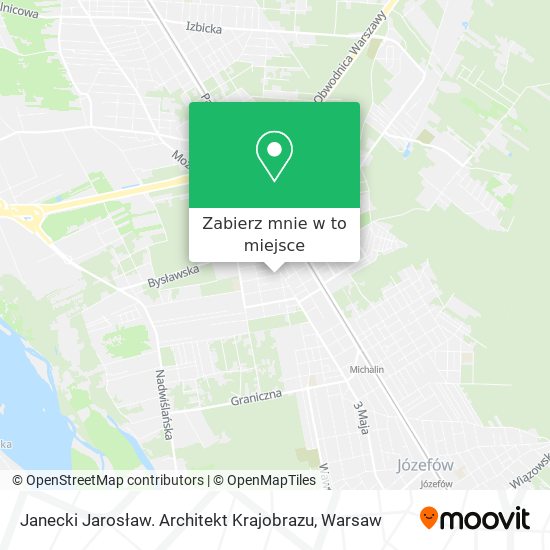 Mapa Janecki Jarosław. Architekt Krajobrazu