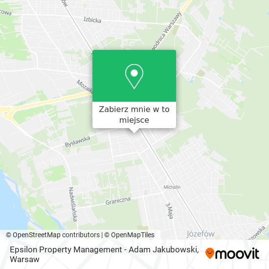 Mapa Epsilon Property Management - Adam Jakubowski