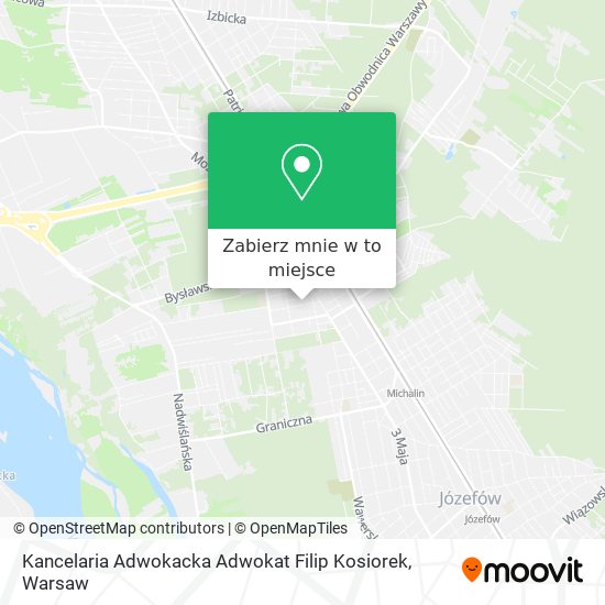 Mapa Kancelaria Adwokacka Adwokat Filip Kosiorek