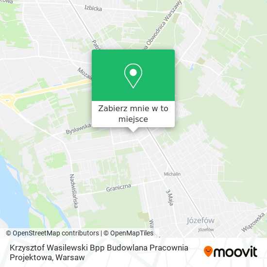 Mapa Krzysztof Wasilewski Bpp Budowlana Pracownia Projektowa