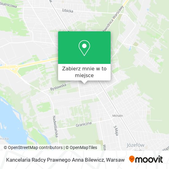 Mapa Kancelaria Radcy Prawnego Anna Bilewicz