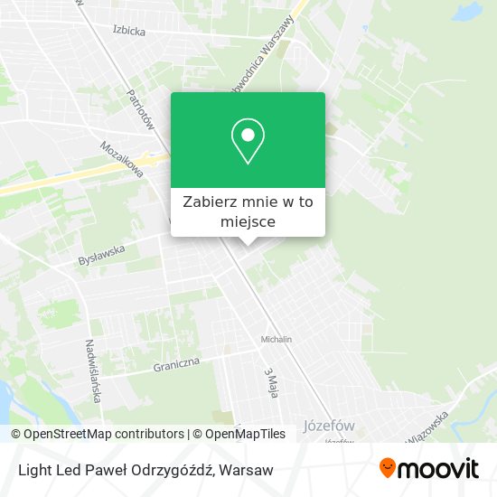 Mapa Light Led Paweł Odrzygóźdź