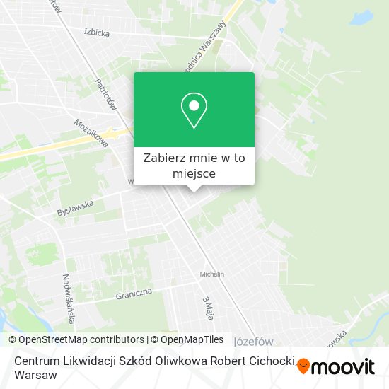 Mapa Centrum Likwidacji Szkód Oliwkowa Robert Cichocki