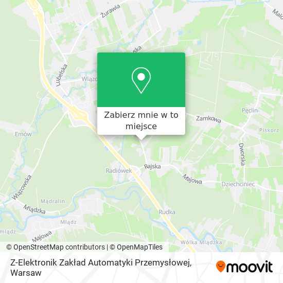 Mapa Z-Elektronik Zakład Automatyki Przemysłowej