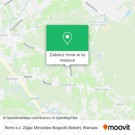 Mapa Romi s.c. Zając Mirosław Bogucki Robert