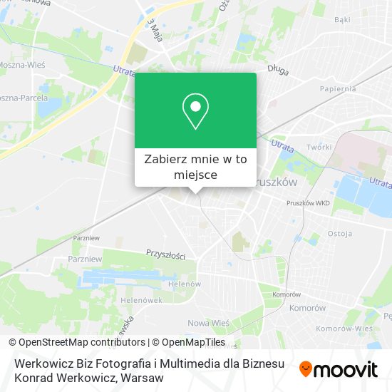 Mapa Werkowicz Biz Fotografia i Multimedia dla Biznesu Konrad Werkowicz