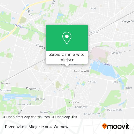 Mapa Przedszkole Miejskie nr 4