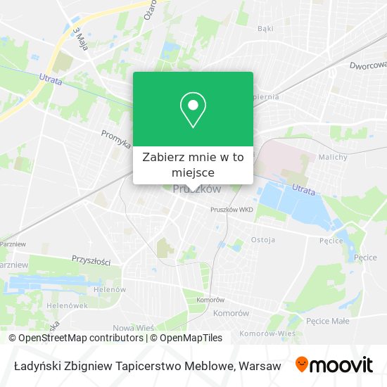 Mapa Ładyński Zbigniew Tapicerstwo Meblowe