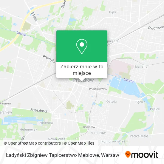 Mapa Ładyński Zbigniew Tapicerstwo Meblowe