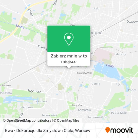 Mapa Ewa - Dekoracje dla Zmysłów i Ciała