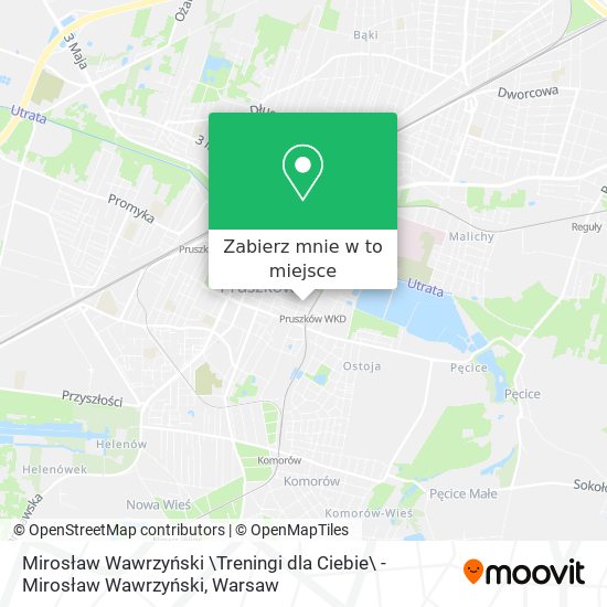 Mapa Mirosław Wawrzyński \Treningi dla Ciebie\ - Mirosław Wawrzyński