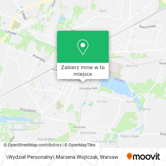 Mapa \Wydział Personalny\ Marzena Wojtczak