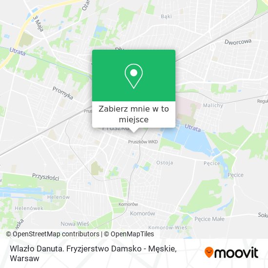 Mapa Wlazło Danuta. Fryzjerstwo Damsko - Męskie