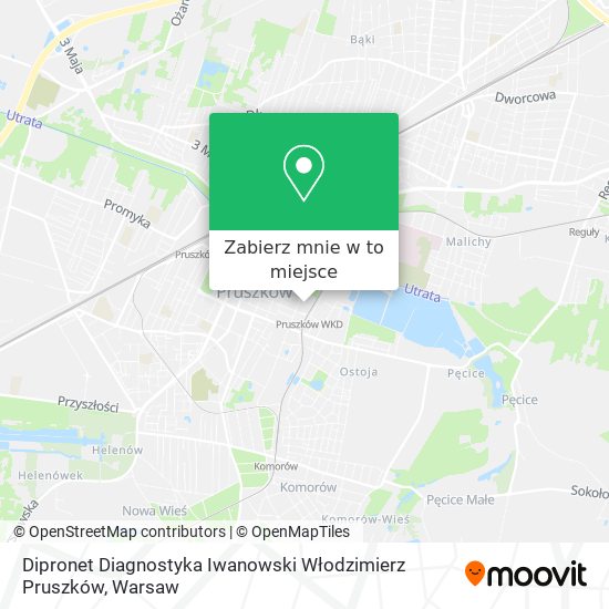 Mapa Dipronet Diagnostyka Iwanowski Włodzimierz Pruszków