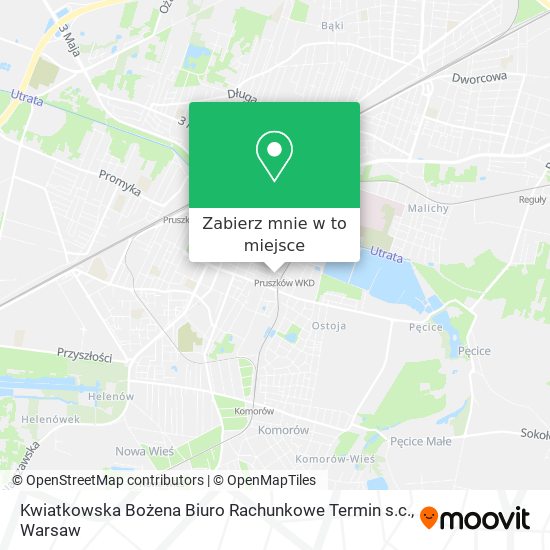 Mapa Kwiatkowska Bożena Biuro Rachunkowe Termin s.c.