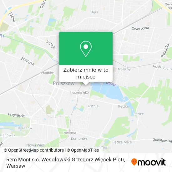 Mapa Rem Mont s.c. Wesołowski Grzegorz Więcek Piotr