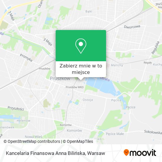 Mapa Kancelaria Finansowa Anna Bilińska